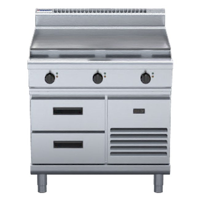 Waldorf 800 Series 900mm Electric Cooktop - Refrigerated Base - RN8609E-RB