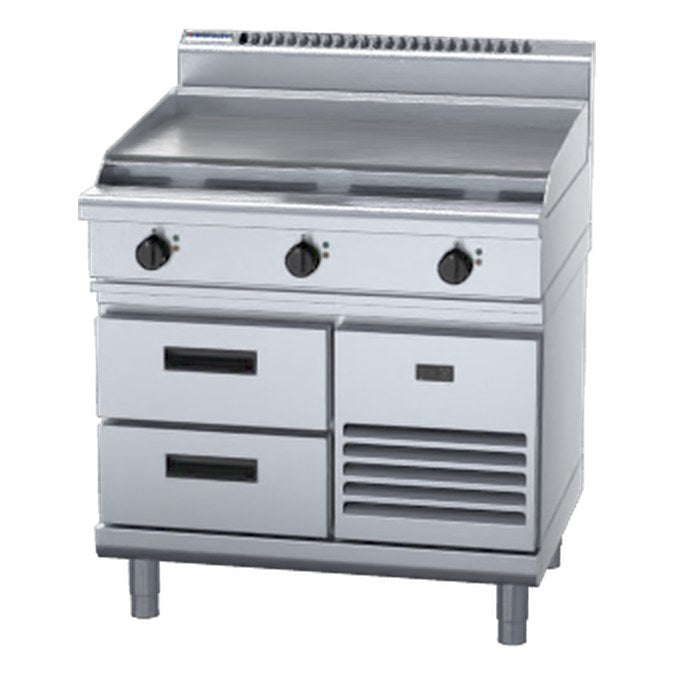 Waldorf 800 Series 900mm Electric Cooktop - Refrigerated Base - RN8609E-RB