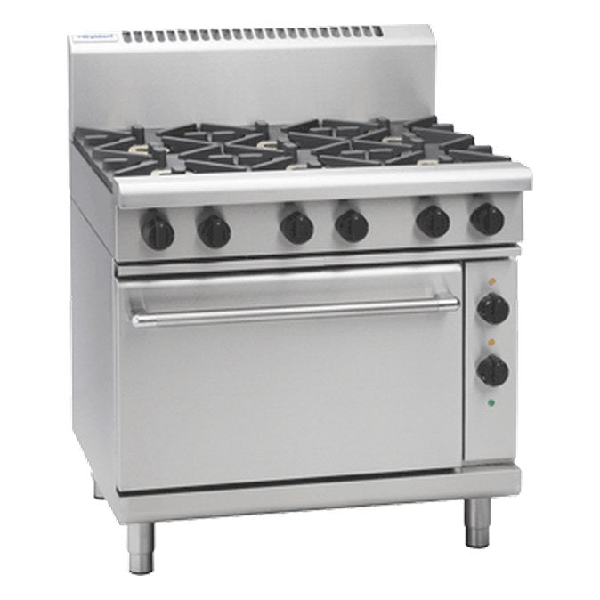 Waldorf 800 Series 900mm Gas Range Electric Static Oven Low Back Version - RNL8619GE