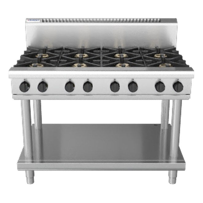 Waldorf 800 Series 1200mm Gas Cooktop - Leg Stand - RN8800G-LS