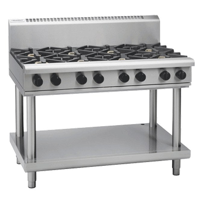 Waldorf 800 Series 1200mm Gas Cooktop Low Back Version - Leg Stand - RNL8806G-LS