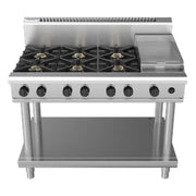 Waldorf 800 Series 1200mm Gas Cooktop - Leg Stand - RN8803G-LS