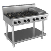 Waldorf 800 Series 1200mm Gas Cooktop - Leg Stand - RN8803G-LS