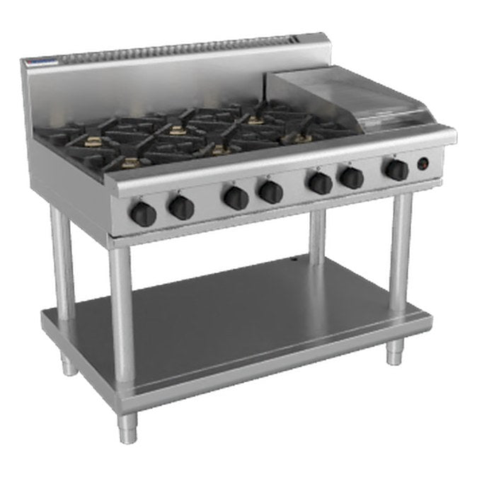 Waldorf 800 Series 1200mm Gas Cooktop - Leg Stand - RN8803G-LS