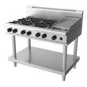 Waldorf 800 Series 1200mm Gas Cooktop - Leg Stand - RN8803G-LS