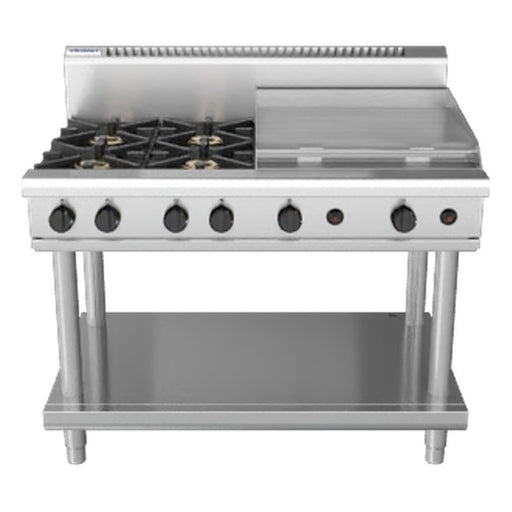 Waldorf 800 Series 1200mm Gas Cooktop - Leg Stand - RN8806G-LS