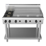 Waldorf 800 Series 1200mm Gas Cooktop - Leg Stand - RN8809G-LS