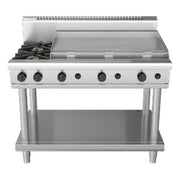 Waldorf 800 Series 1200mm Gas Cooktop - Leg Stand - RN8809G-LS