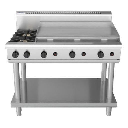 Waldorf 800 Series 1200mm Gas Cooktop - Leg Stand - RN8809G-LS