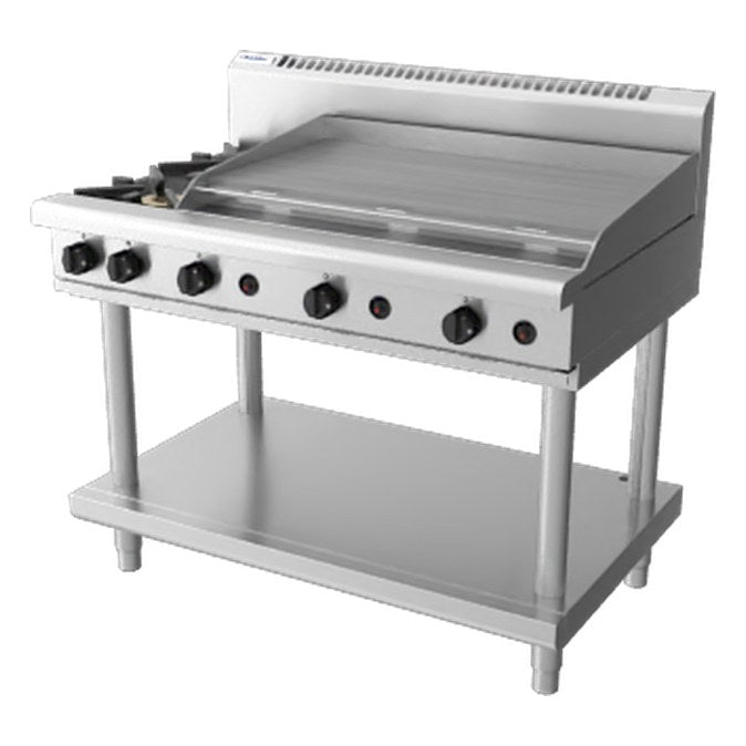Waldorf 800 Series 1200mm Gas Cooktop - Leg Stand - RN8809G-LS