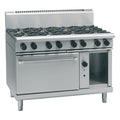 Waldorf 800 Series 1200mm Gas Range Convection Oven - 8 Burner - RN8810GC