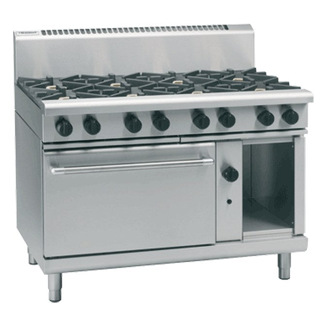 Waldorf 800 Series 1200mm Gas Range Static Oven Low Back Version - RNL8813G