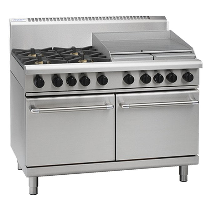Waldorf 800 Series 1200mm Gas Range Static Oven - RN8826G
