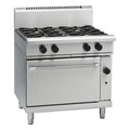 Waldorf 800 Series 900mm Gas Range Static Oven - 4 Burner - RN8910G