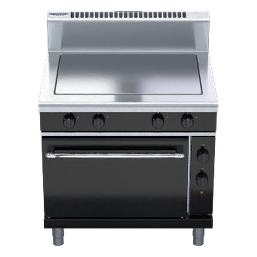Waldorf Bold 900mm Electric Solid Top Convection Oven Range - RNB8114EC