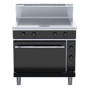 Waldorf Bold 900mm Electric Solid Top Convection Oven Range - RNB8114EC