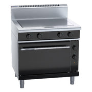 Waldorf Bold 900mm Electric Solid Top Convection Oven Range - RNB8114EC