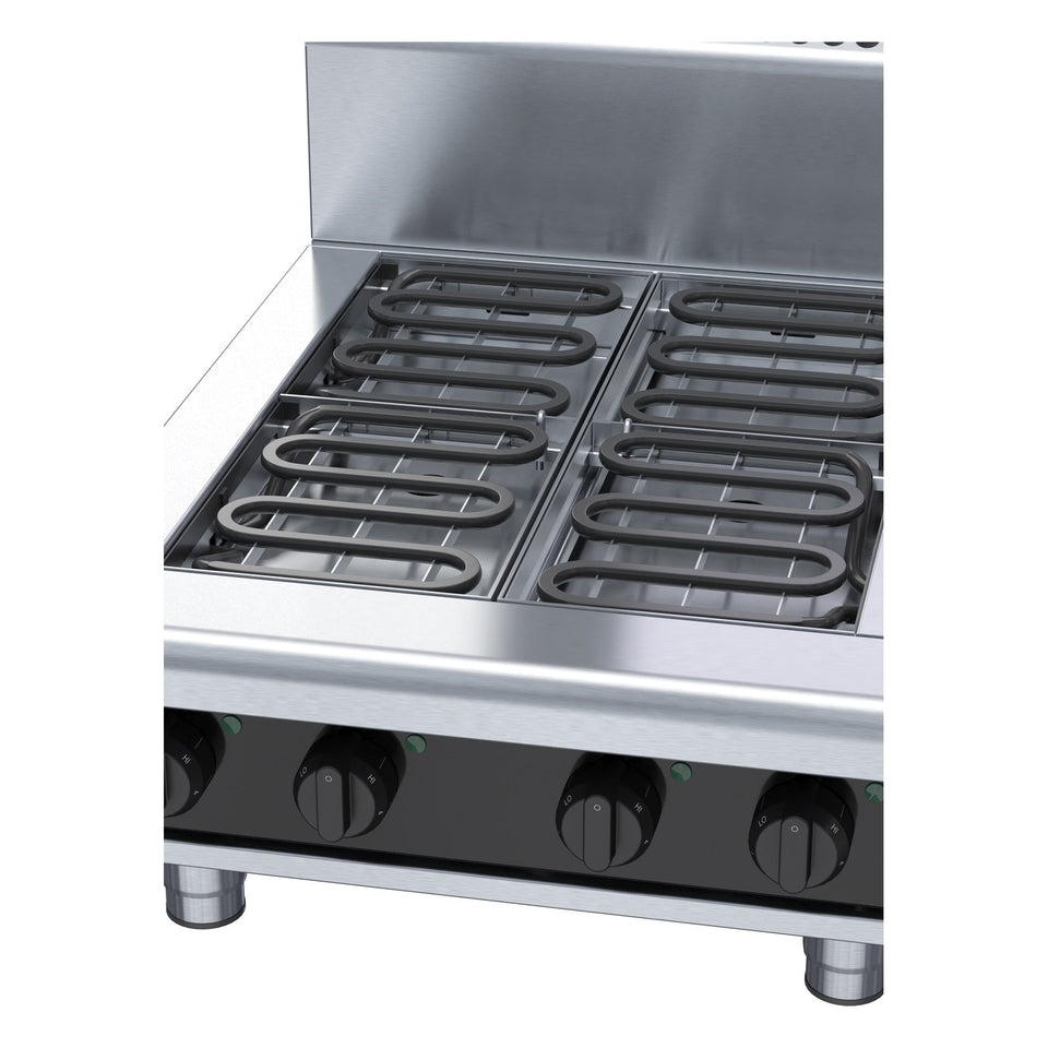 Waldorf Bold 600mm Electric Cooktop - Bench Model - RNB8400E-B