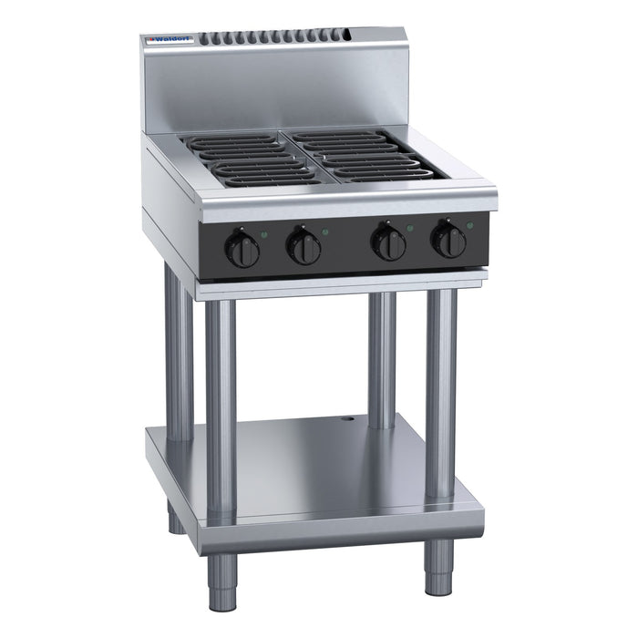 Waldorf Bold 600mm Electric Cooktop - Leg Stand - RNB8400E-LS