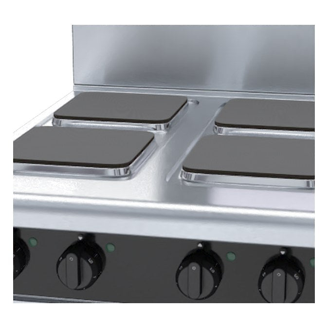 Waldorf Bold 600mm Electric Cooktop Sealed Hobs - Bench Model - RNB8400SE-B