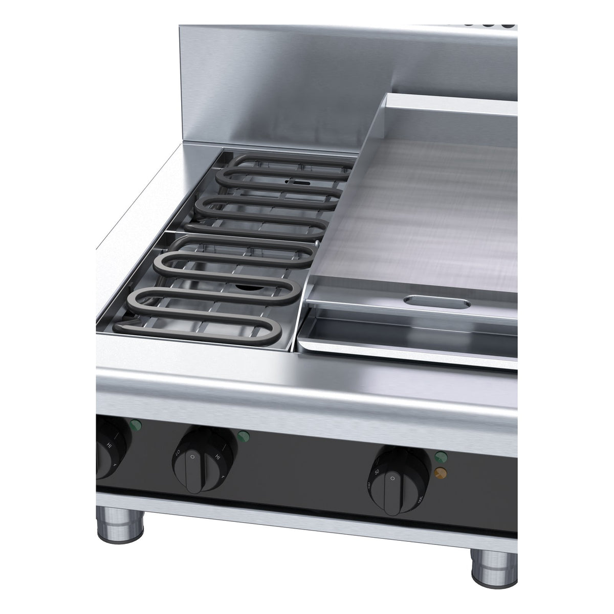 Waldorf Bold 600mm Electric Cooktop - Bench Model - RNB8403E-B