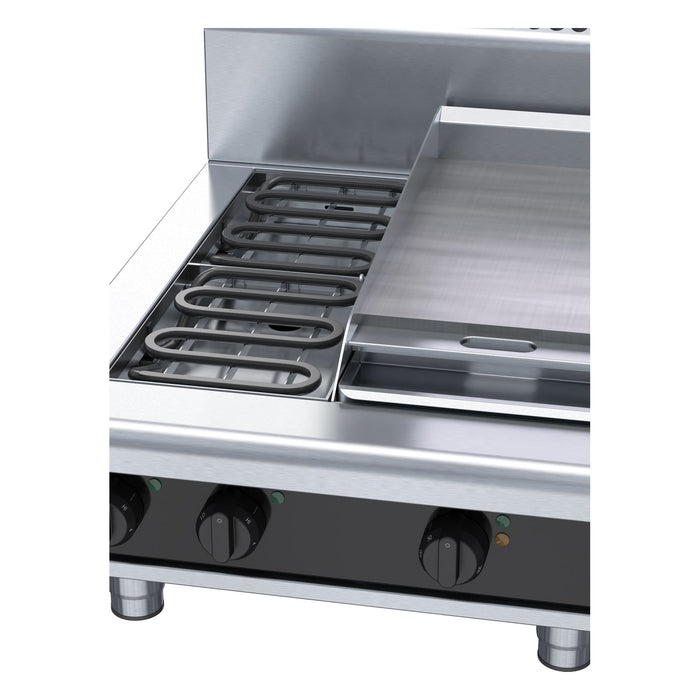 Waldorf Bold 600mm Electric Cooktop - Bench Model - RNB8403E-B