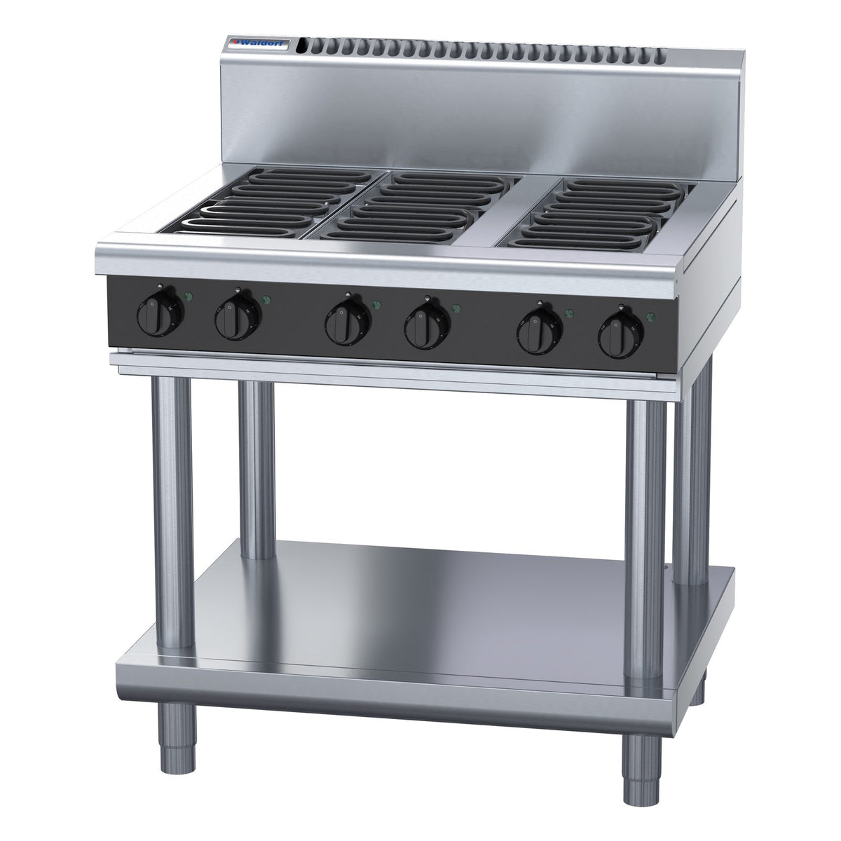 Waldorf Bold 900mm Electric Cooktop - Leg Stand - RNB8600E-LS