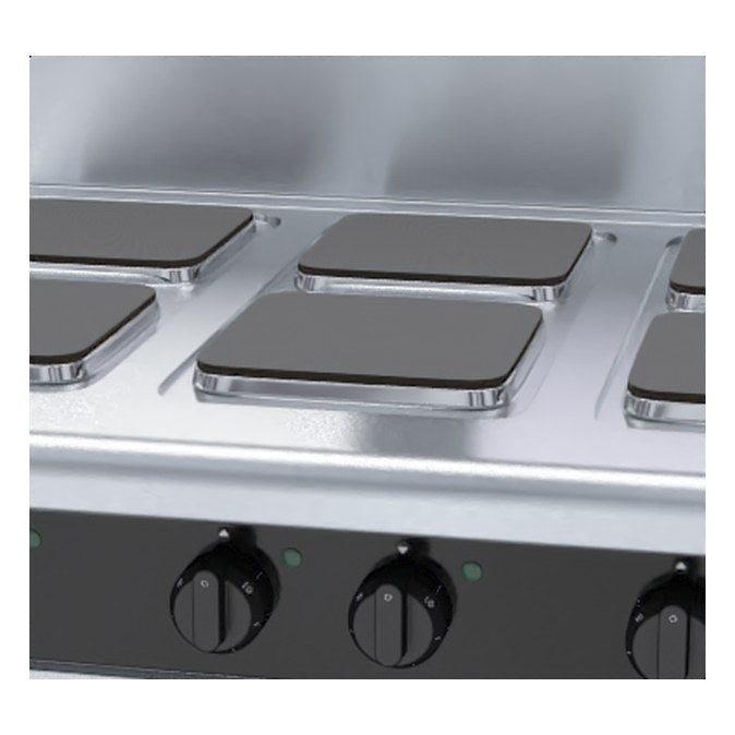 Waldorf Bold 900mm Electric Cooktop Sealed Hobs - Leg Stand - RNB8600SE-LS