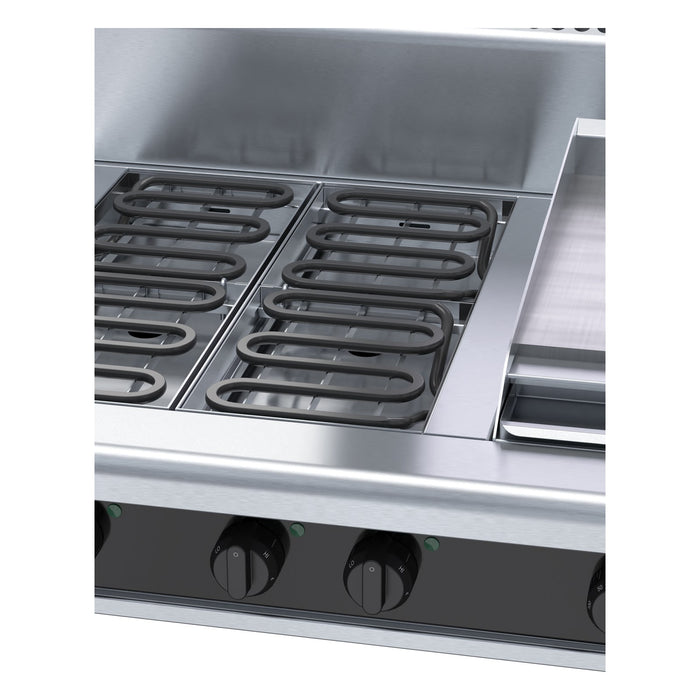 Waldorf Bold 900mm Electric Cooktop - Bench Model - RNB8603E-B