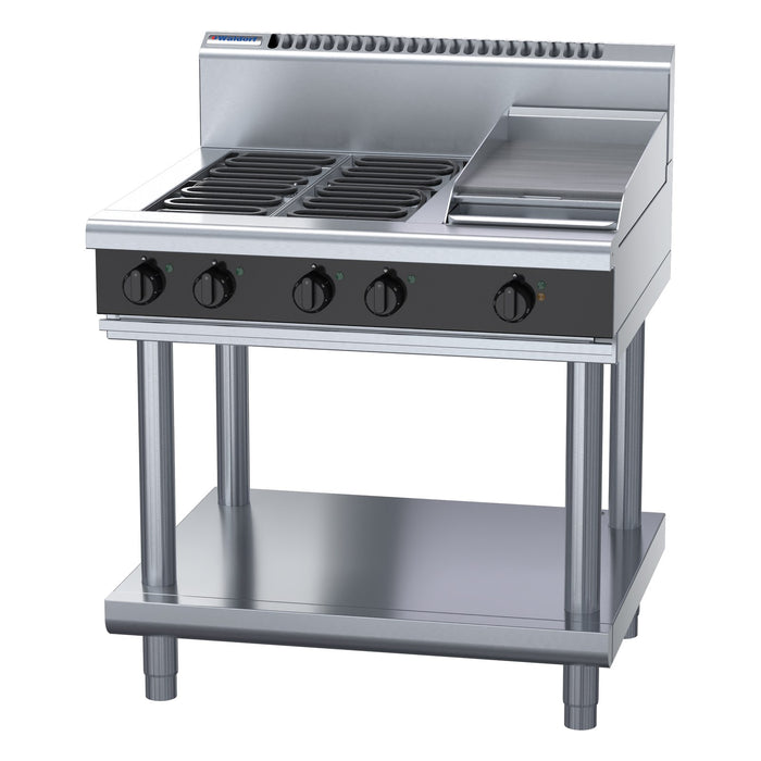 Waldorf Bold 900mm Electric Cooktop - Leg Stand - RNB8603E-LS