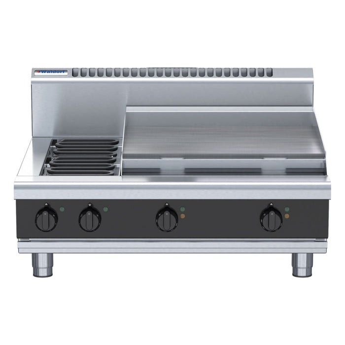 Waldorf Bold 900mm Electric Cooktop - Bench Model - RNB8606E-B