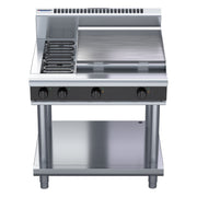 Waldorf Bold 900mm Electric Cooktop - Leg Stand - RNB8606E-LS