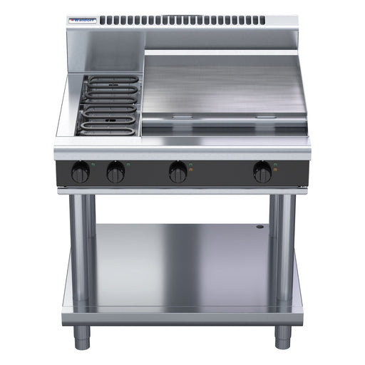 Waldorf Bold 900mm Electric Cooktop - Leg Stand - RNB8606E-LS