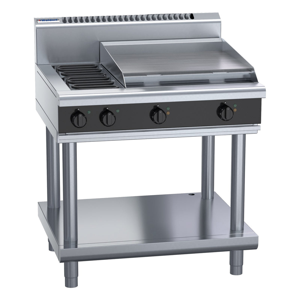 Waldorf Bold 900mm Electric Cooktop - Leg Stand - RNB8606E-LS
