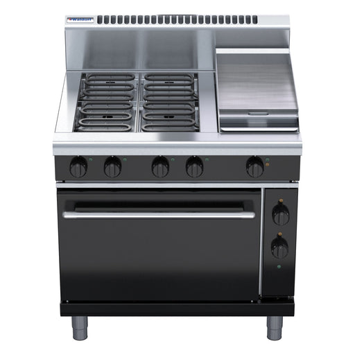 Waldorf Bold 900mm Electric Range Static Oven - RNB8613E