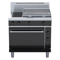 Waldorf Bold 900mm Electric Range Convection Oven - 2 Burner + 600mm Griddle - RNB8616EC