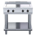 Waldorf 800 Series 900mm Electric Solid Top Low Back Version - Leg Stand - RNL8104E-LS