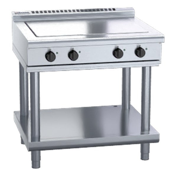 Waldorf 800 Series 900mm Electric Solid Top Low Back Version - Leg Stand - RNL8104E-LS