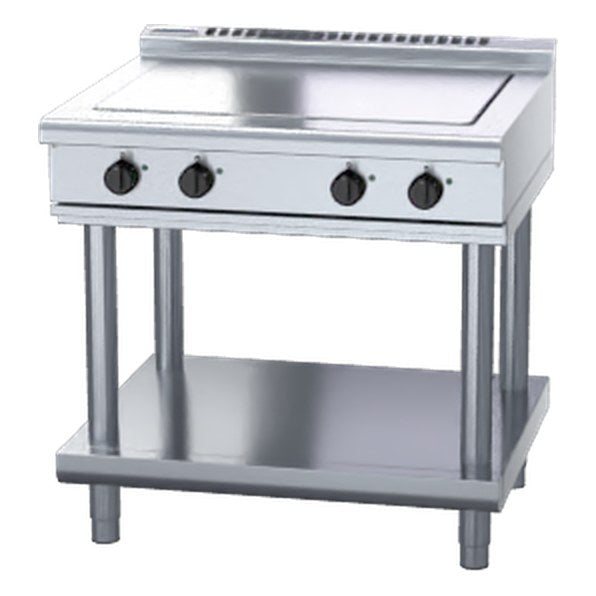 Waldorf 800 Series 900mm Electric Solid Top Low Back Version - Leg Stand - RNL8104E-LS
