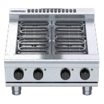 Waldorf 800 Series 600mm Electric Cooktop Low Back Version - Bench Model - RNL8400E-B