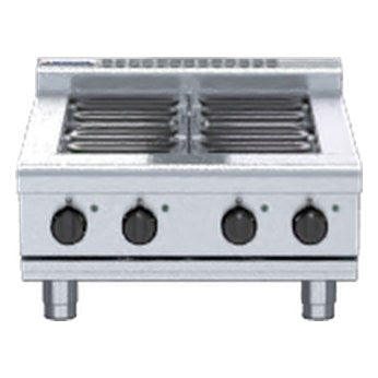 Waldorf 800 Series 600mm Electric Cooktop Low Back Version - Bench Model - RNL8400E-B