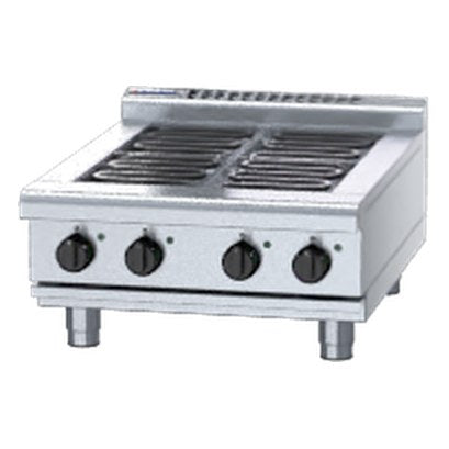 Waldorf 800 Series 600mm Electric Cooktop Low Back Version - Bench Model - RNL8400E-B