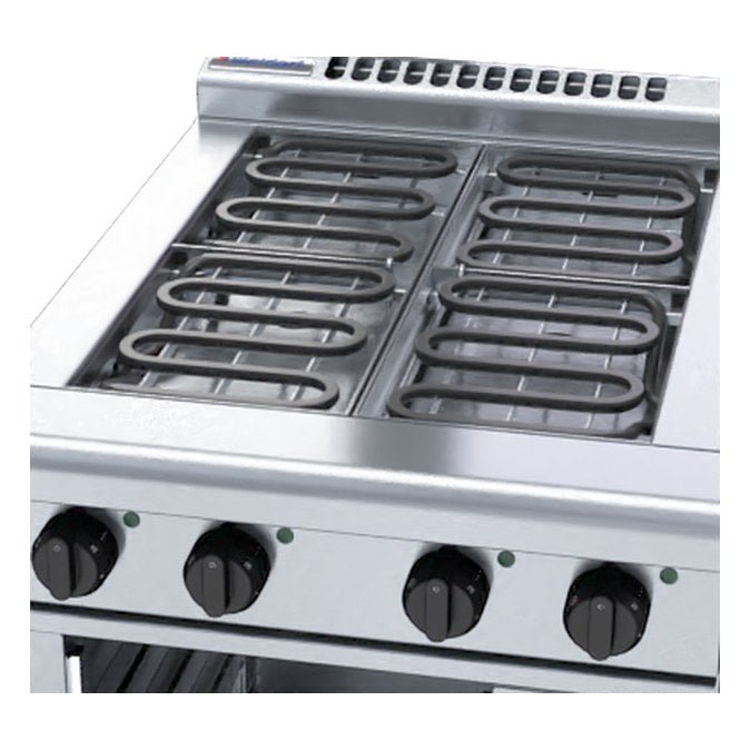 Waldorf 800 Series 600mm Electric Cooktop Low Back Version - Cabinet Base - RNL8400E-CB