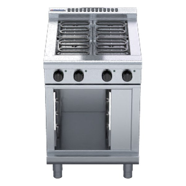 Waldorf 800 Series 600mm Electric Cooktop Low Back Version - Cabinet Base - RNL8400E-CB