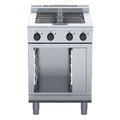 Waldorf 800 Series 600mm Electric Cooktop Low Back Version - Cabinet Base - 4 Radiant Element - RNL8400E-CB