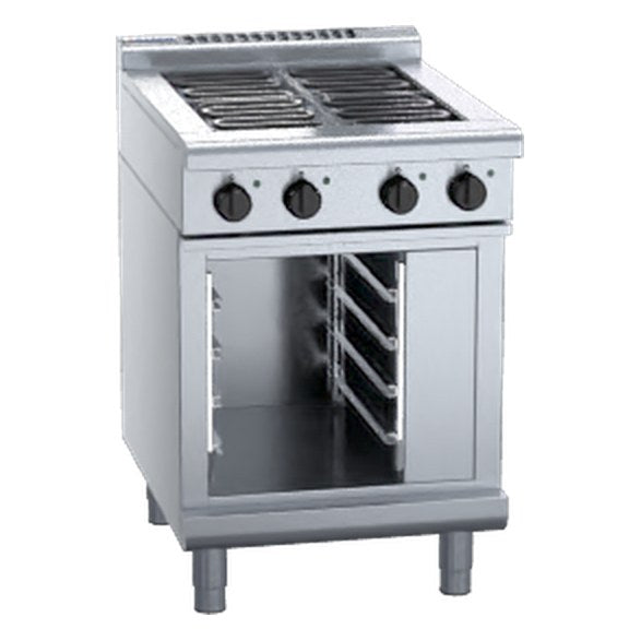 Waldorf 800 Series 600mm Electric Cooktop Low Back Version - Cabinet Base - RNL8400E-CB