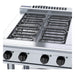Waldorf 800 Series 600mm Electric Cooktop Low Back Version - Leg Stand - RNL8400E-LS