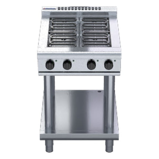 Waldorf 800 Series 600mm Electric Cooktop Low Back Version - Leg Stand - RNL8400E-LS