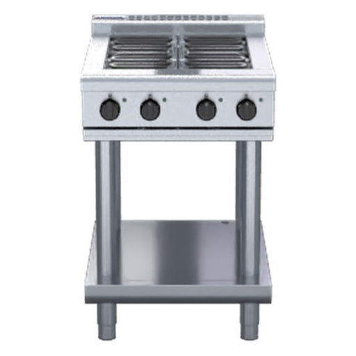 Waldorf 800 Series 600mm Electric Cooktop Low Back Version - Leg Stand - RNL8400E-LS