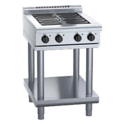 Waldorf 800 Series 600mm Electric Cooktop Low Back Version - Leg Stand - RNL8400E-LS